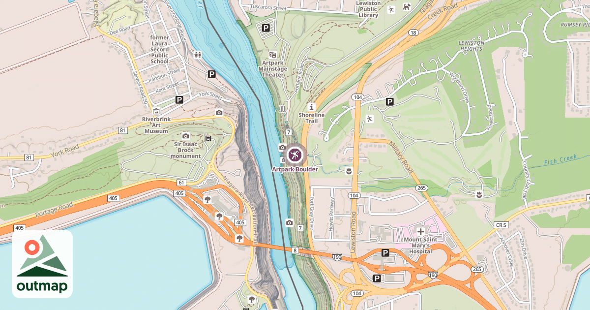 Map of Artpark Boulder