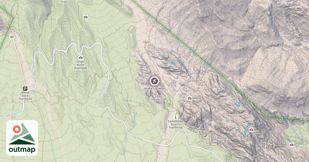 Map of Wake Up Wall