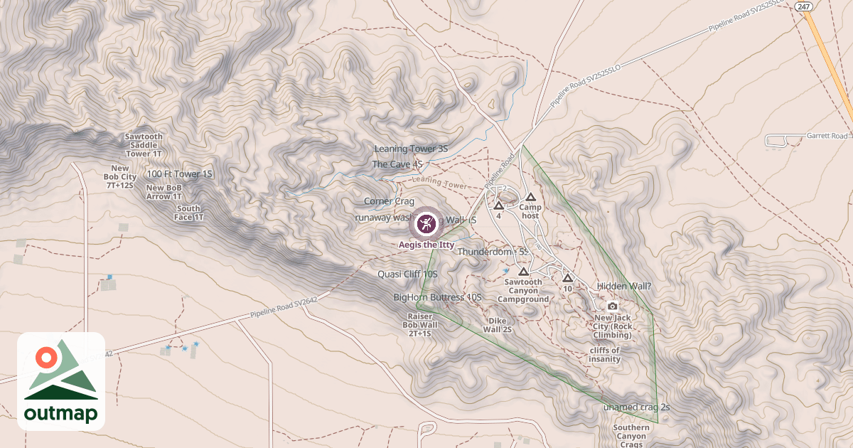 Map of Aegis the Itty