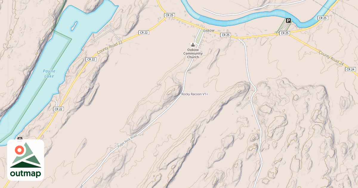 Map of Rocky Racoon