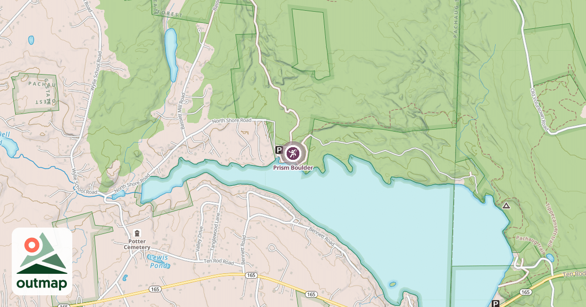 Map of Prism Boulder