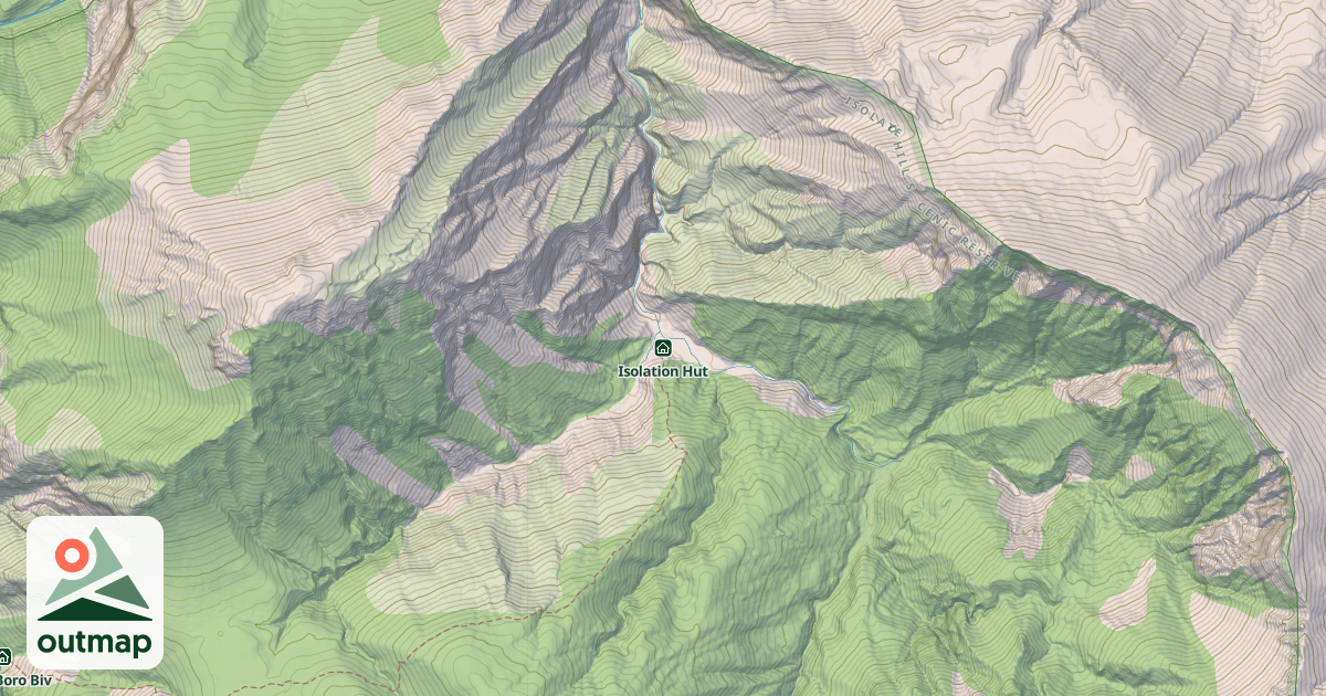 Map of Isolation Hut