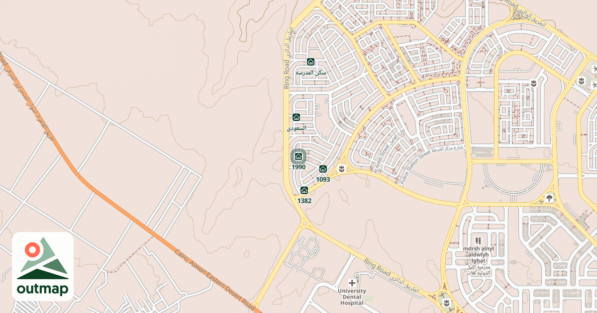 Map of 1990
