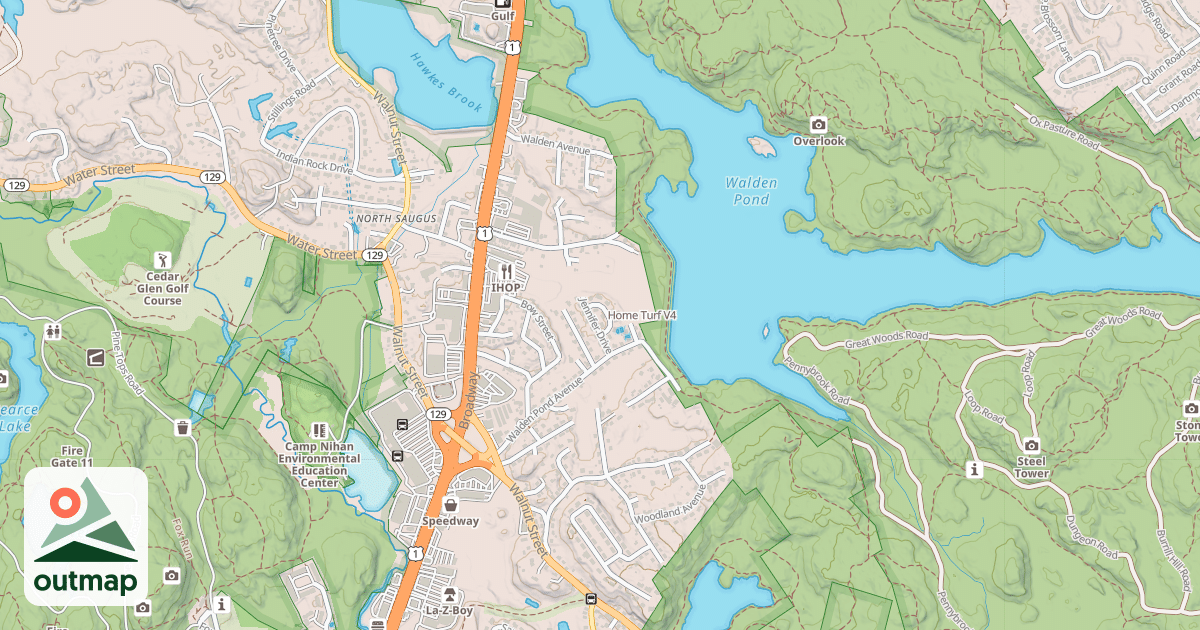 Map of Home Turf