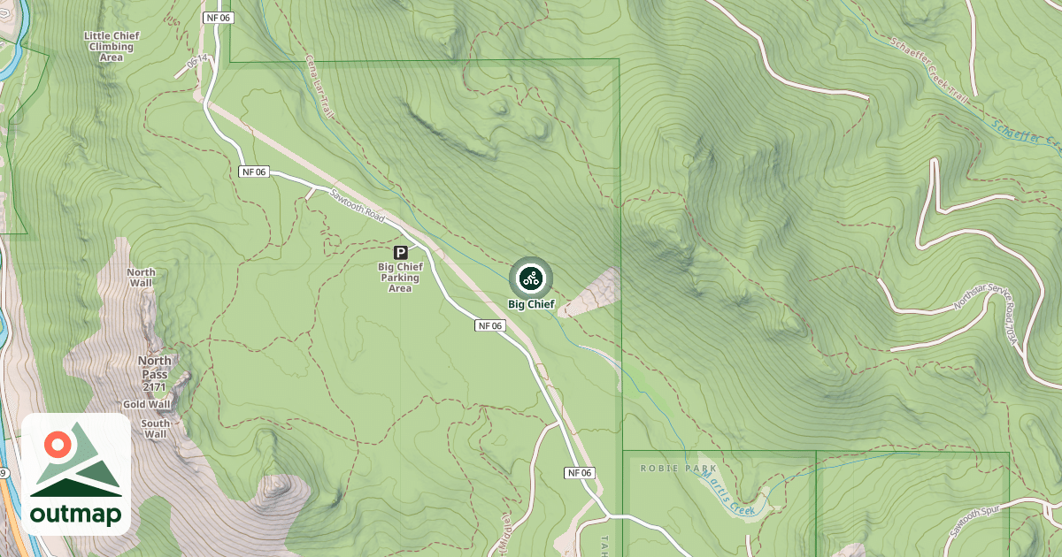 Map of Big Chief