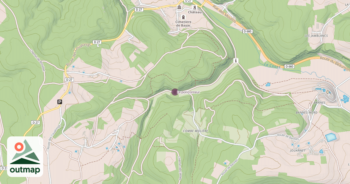 Map of Le poinçonneur