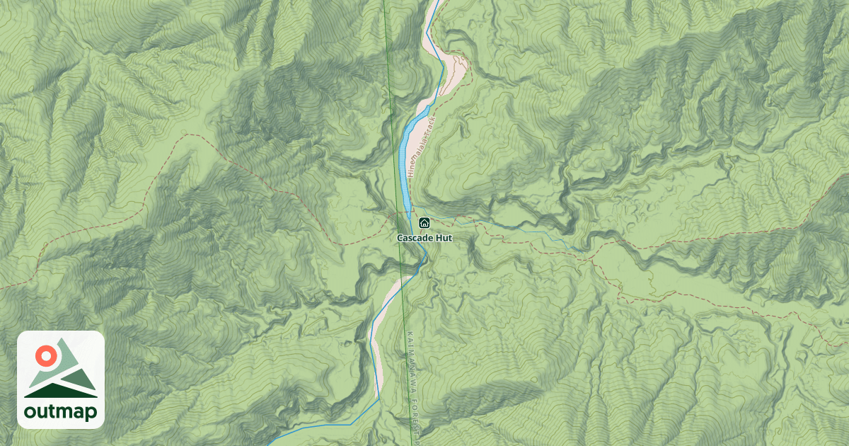 Map of Cascade Hut