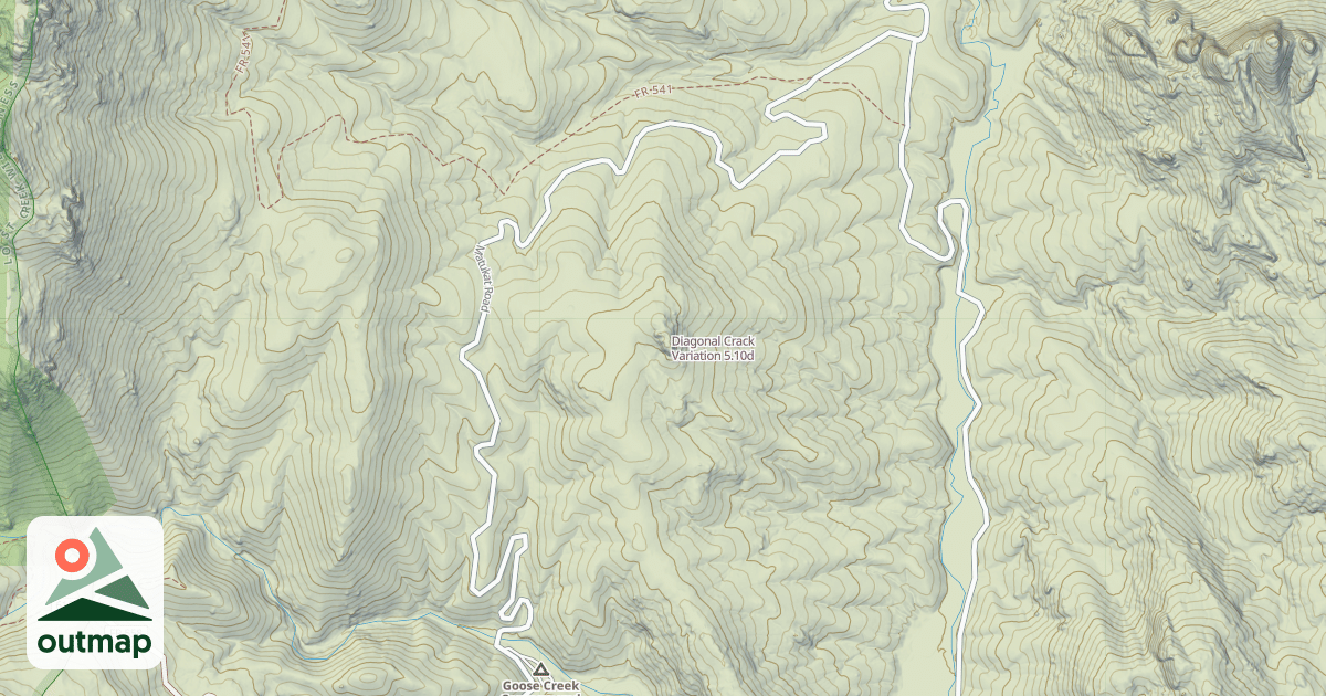 Map of Diagonal Crack Variation