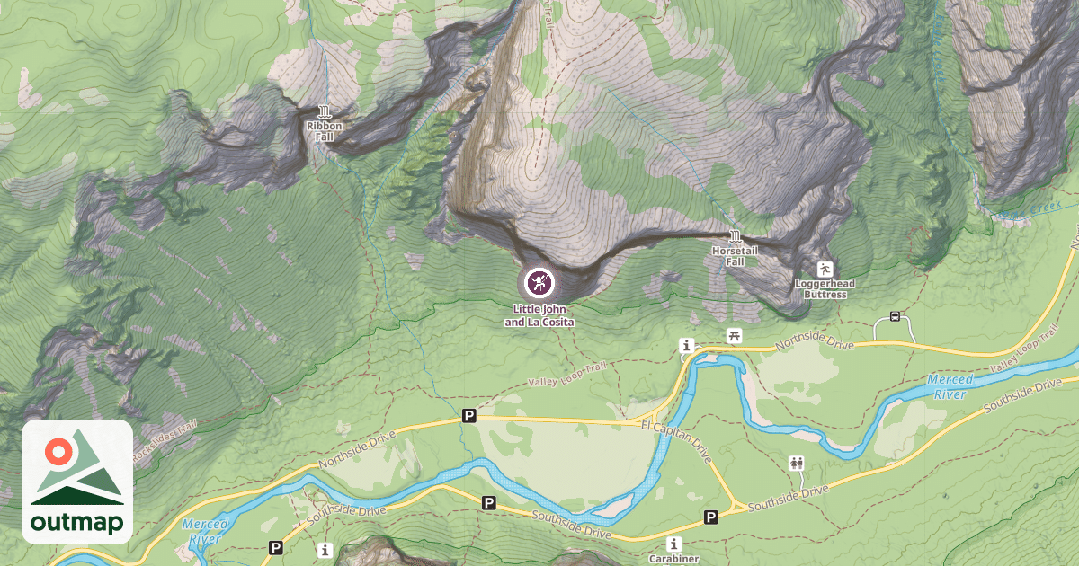 Map of Little John and La Cosita