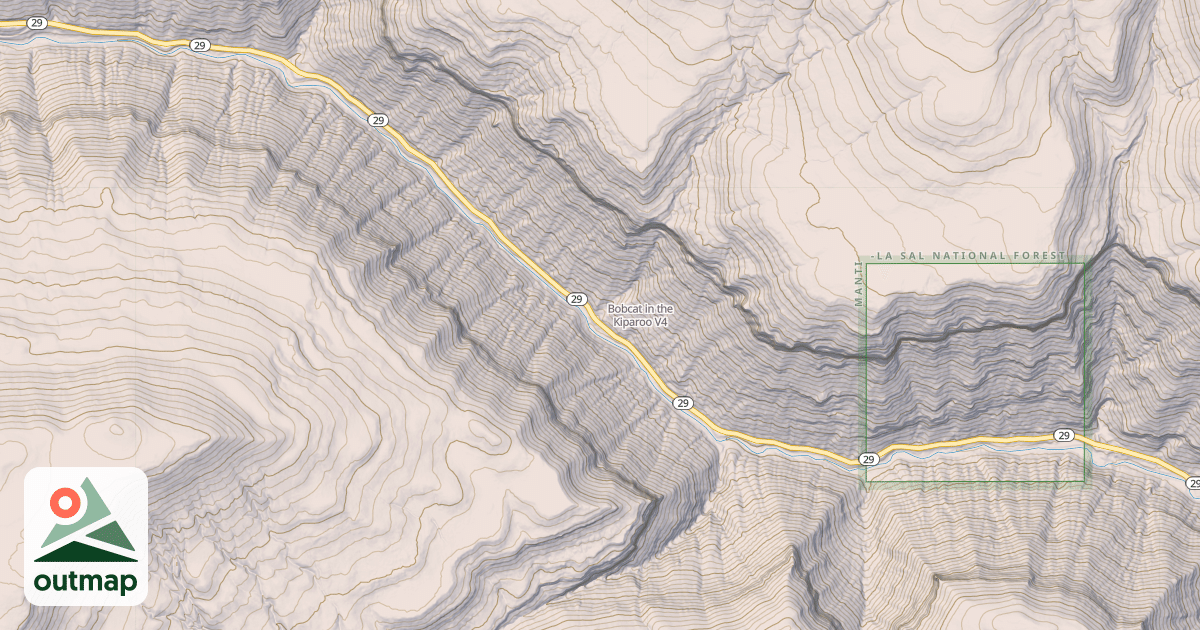 Map of Bobcat in the Kiparoo