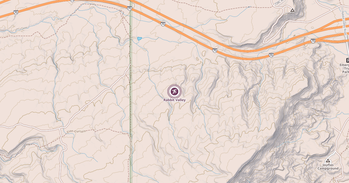 Map preview of Rabbit Valley
