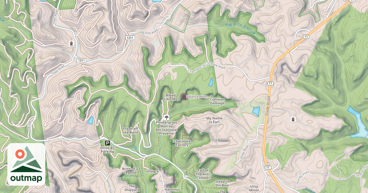 Map of Balance Beam