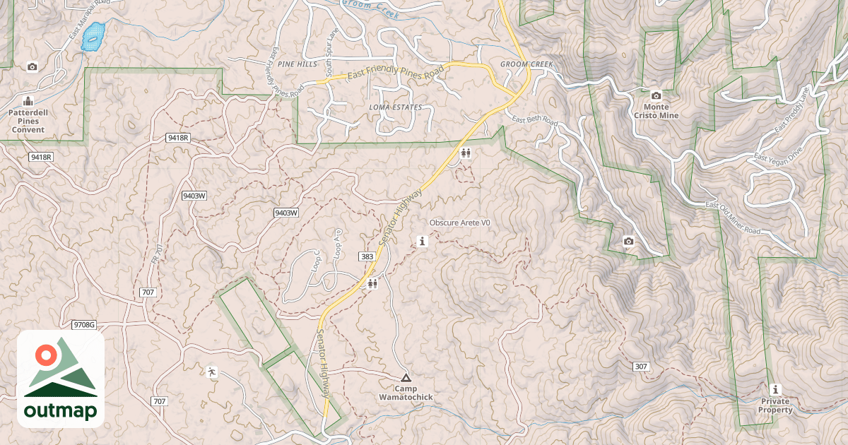 Map of Obscure Arete