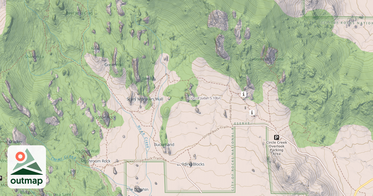 Map of Lion of Judah