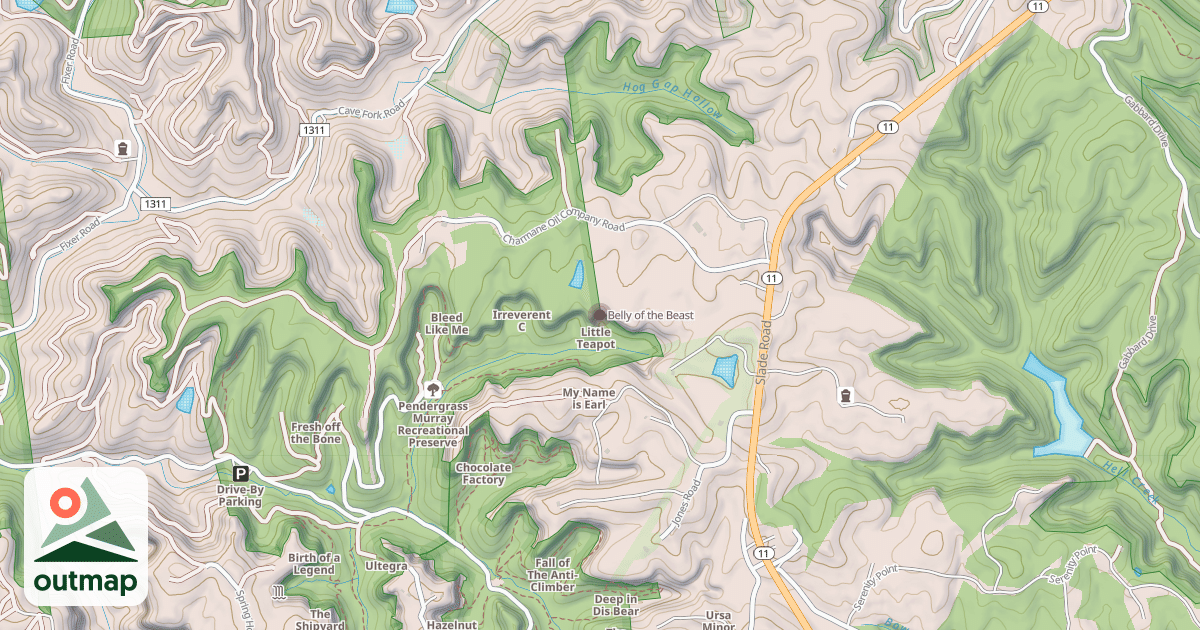 Map of Belly of the Beast