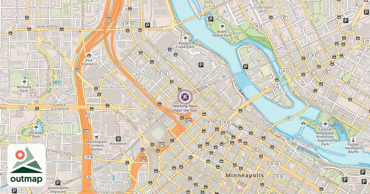 Map of Nothing New Under the Sun -