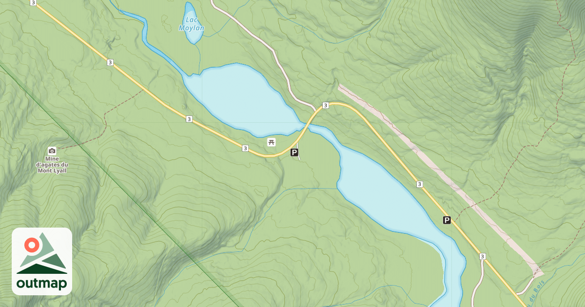 Map of Stationnement Lyall