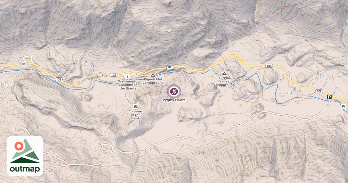Map of Pygmy Pillars