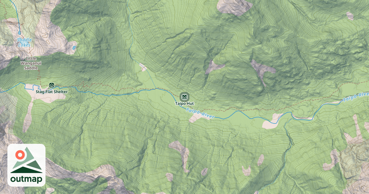 Map of Taipo Hut