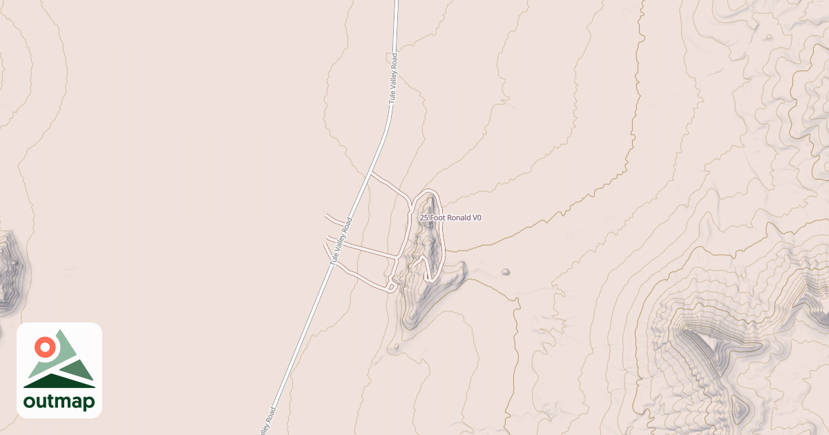 Map of 25 Foot Ronald