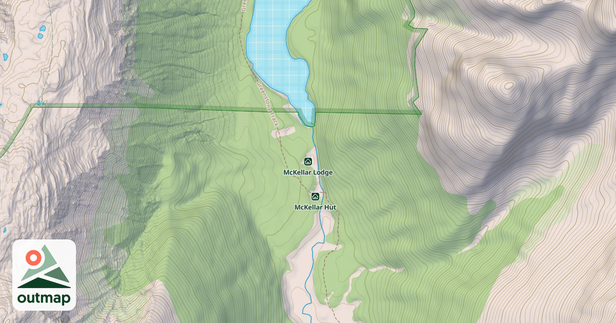 Map of McKellar Lodge