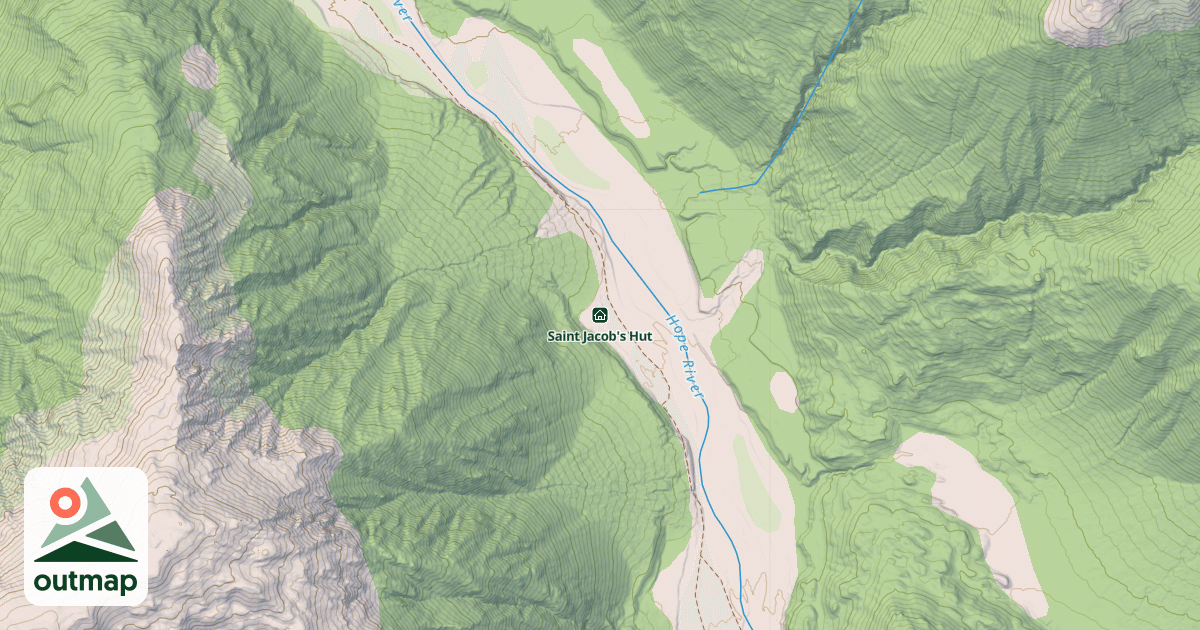 Map of Saint Jacob's Hut