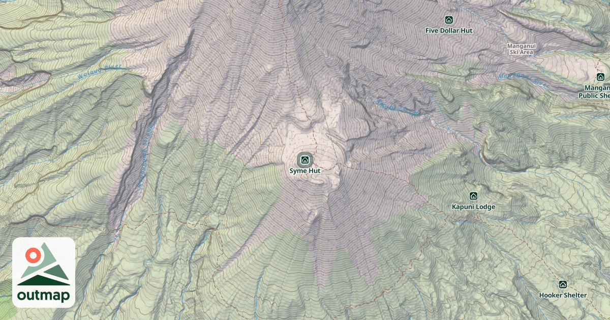 Map of Syme Hut
