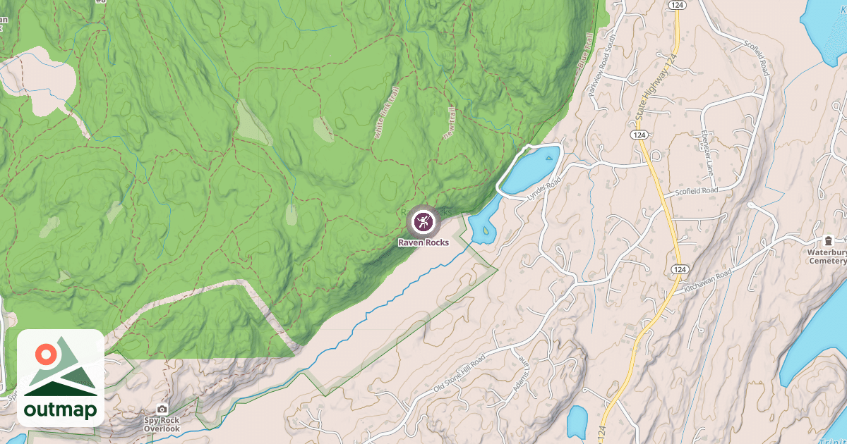 Map of Raven Rocks