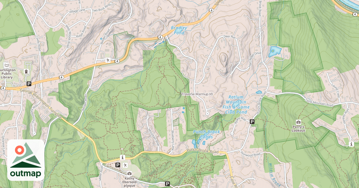 Map of Traverse Warmup