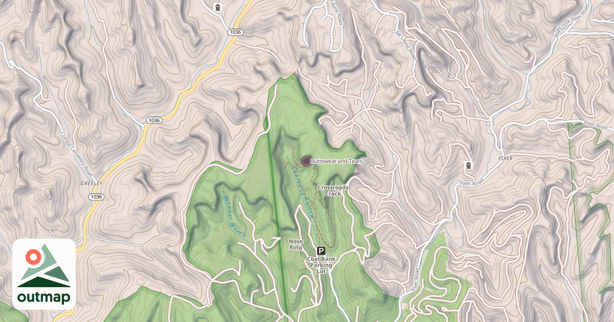 Map of Buttsweat and Tears