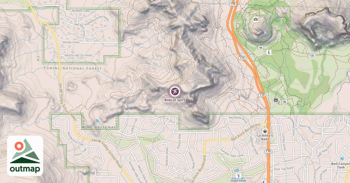 Map of Bobcat Spire