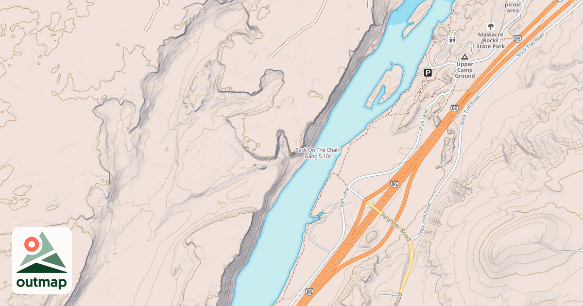 Map of Back On The Chain Gang