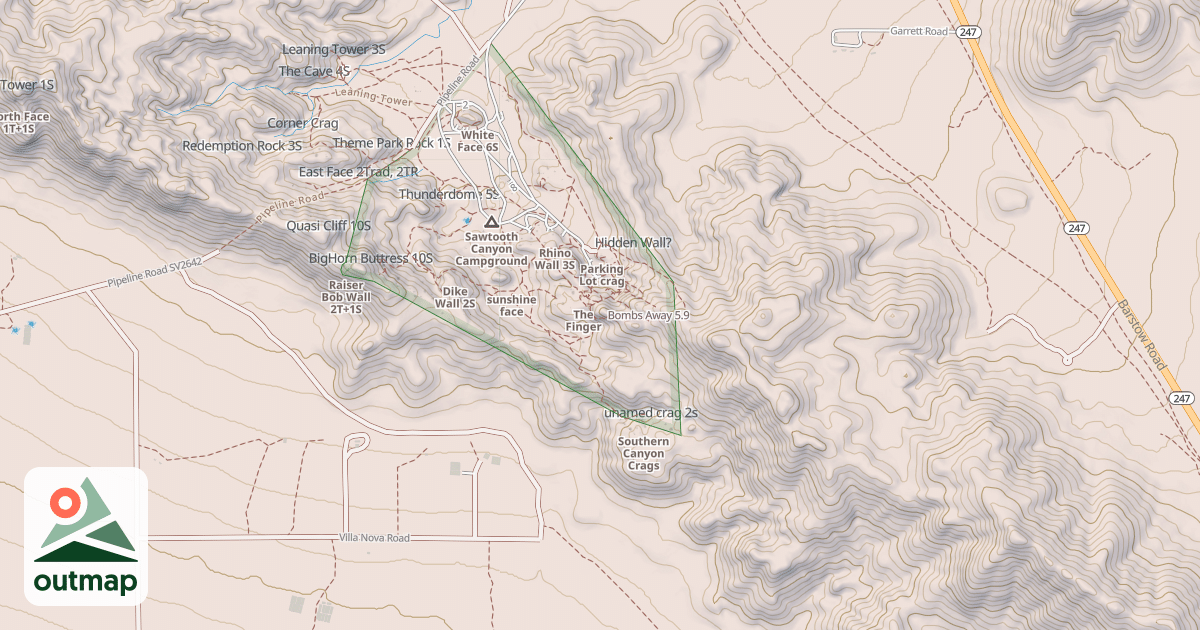 Map of Bombs Away