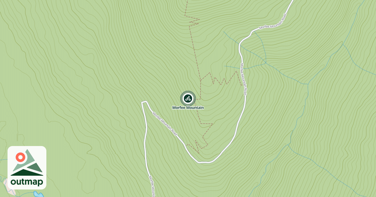 Map of Morfee Mountain