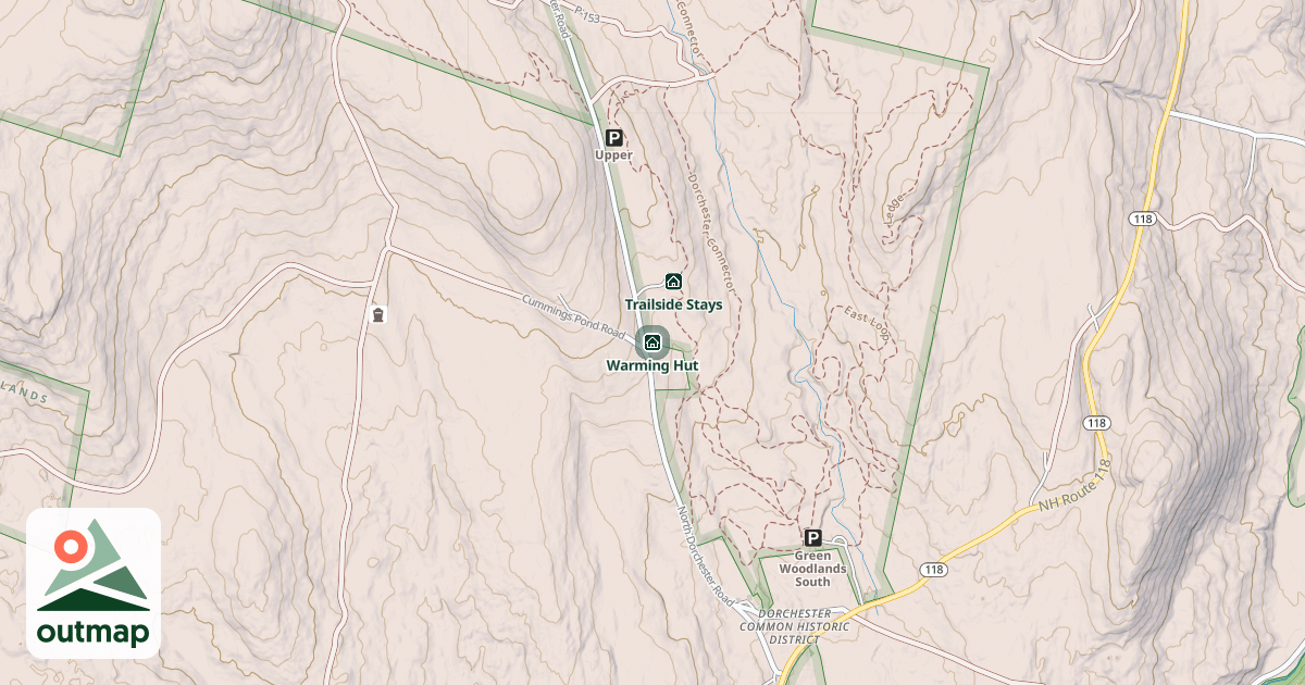 Map of Warming Hut