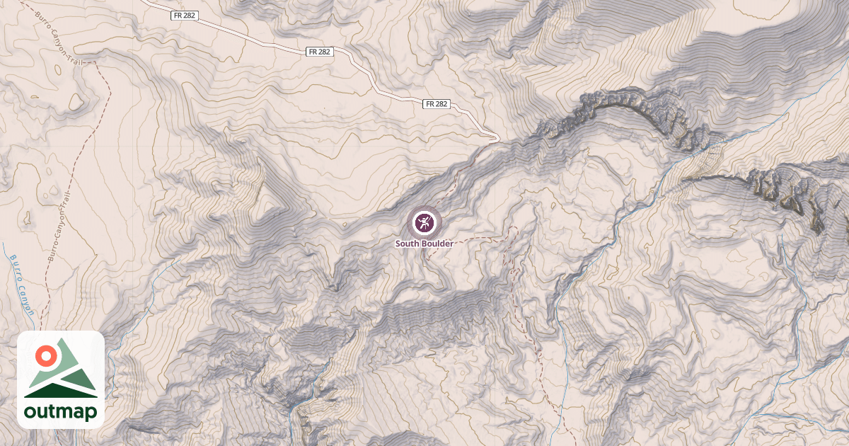 Map of South Boulder