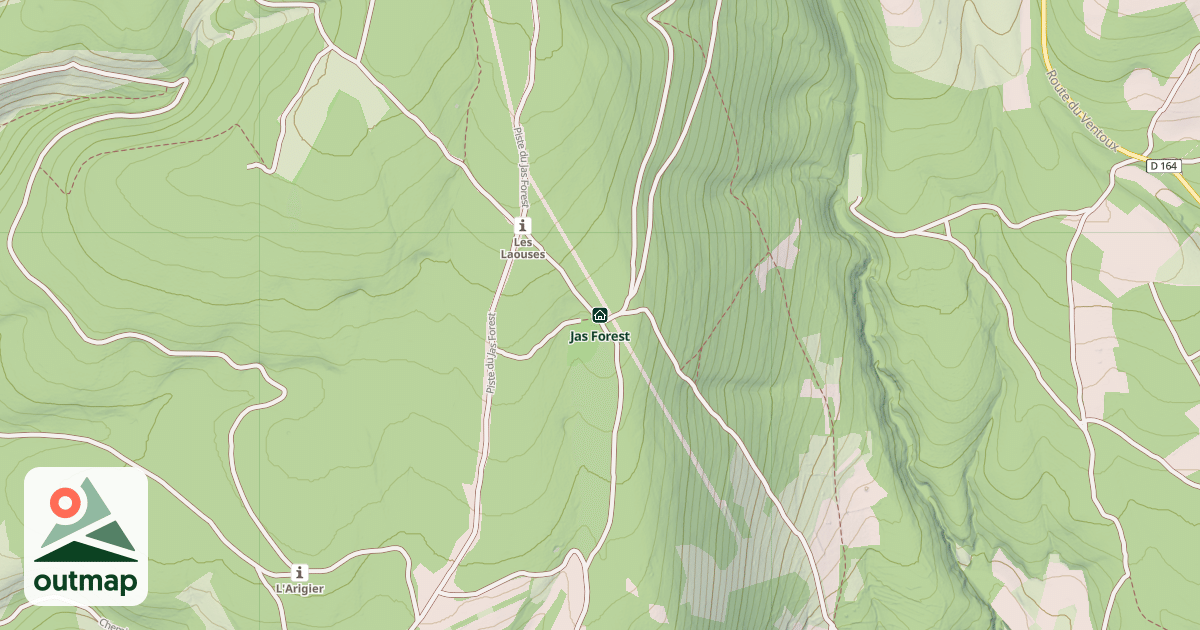 Map of Jas Forest
