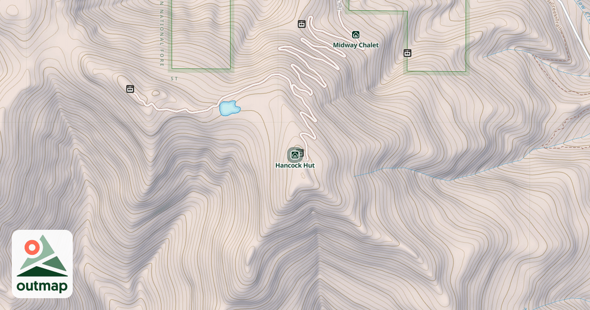 Map of Hancock Hut