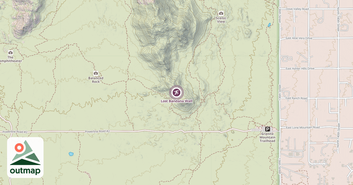 Map of Lost Bandana Wall