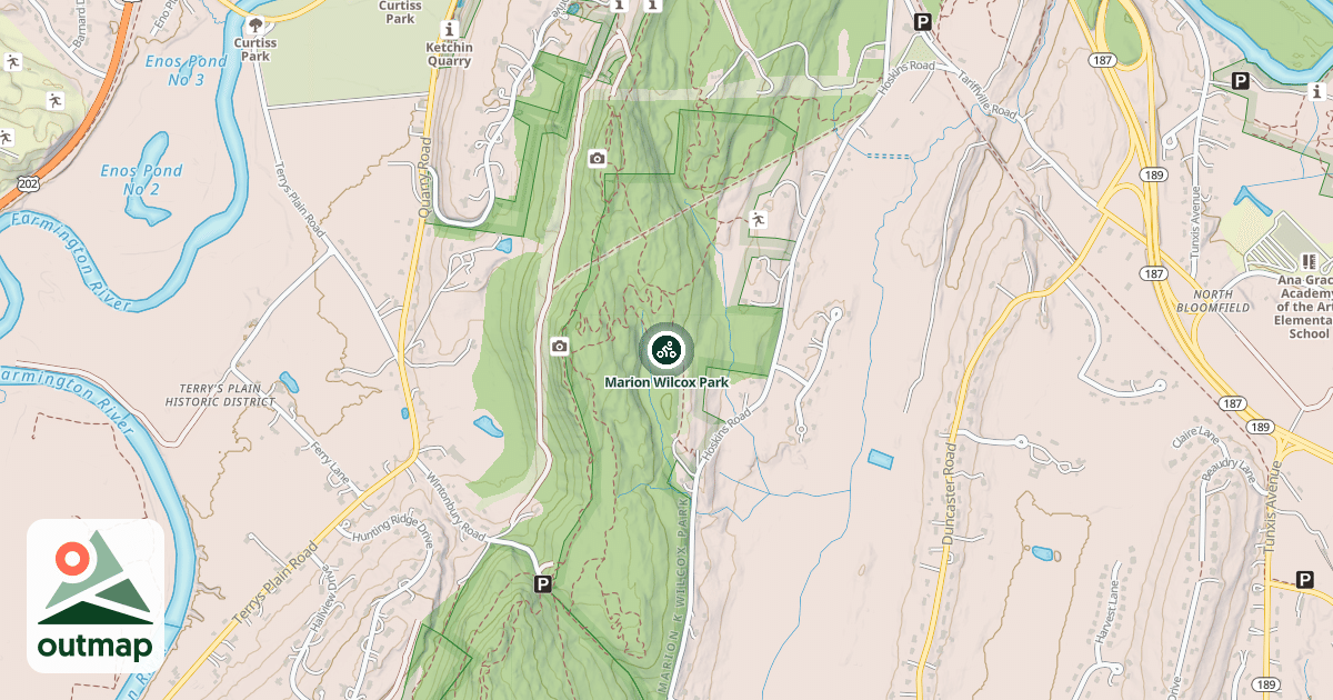 Map of Marion Wilcox Park