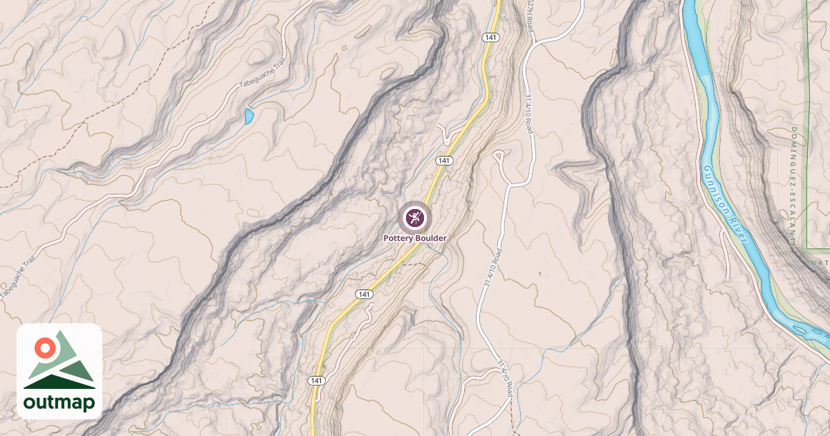 Map of Pottery Boulder