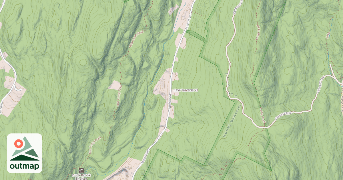 Map of Cave Traverse