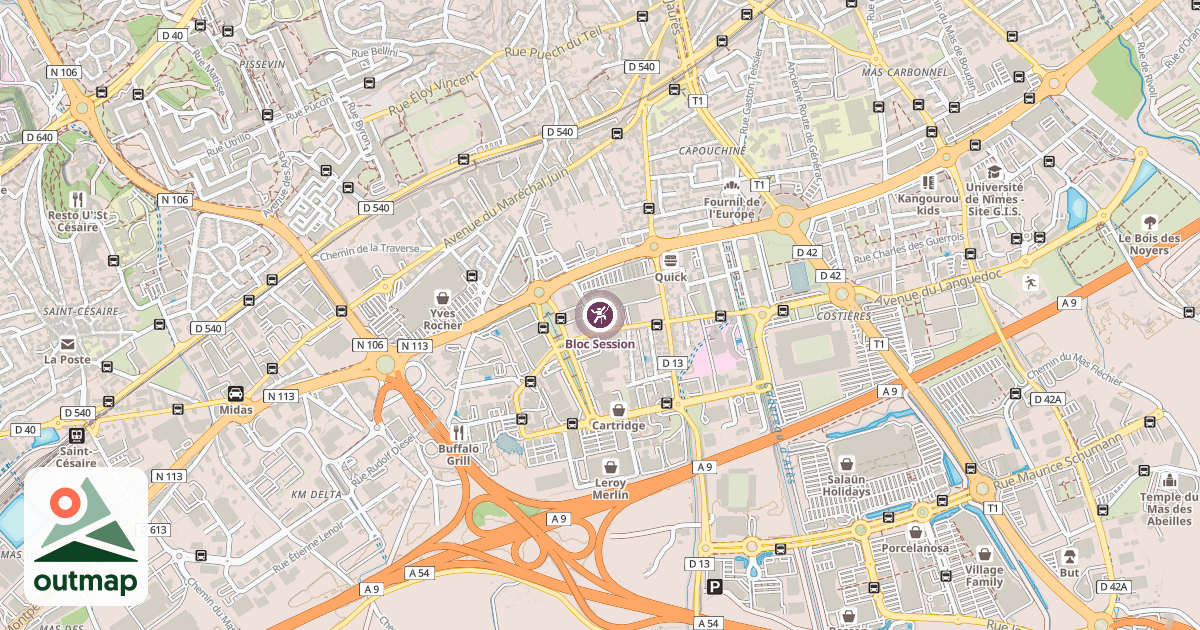 Map of Bloc Session