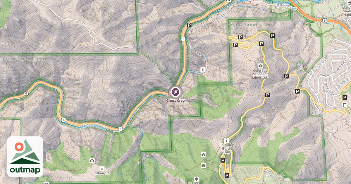 Map of Ghost Crag