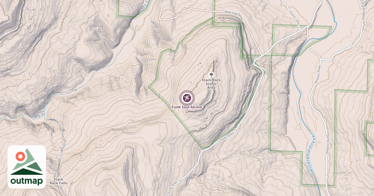 Map of Funk Soul Alcove