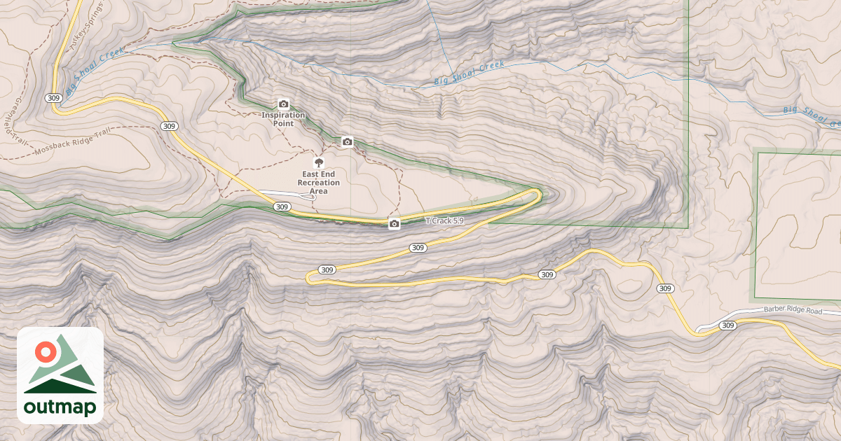 Map of T Crack