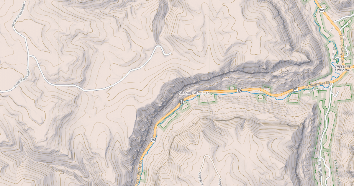 Map preview of Sleeping Giant