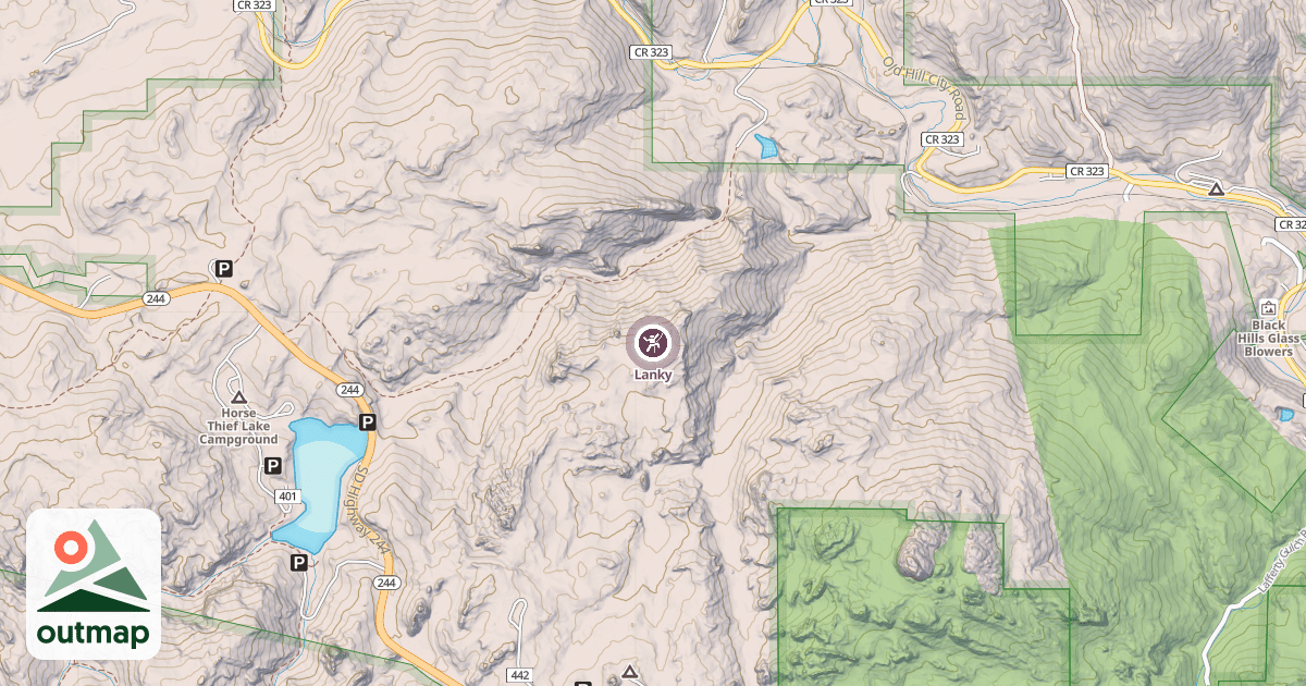 Map of Lanky