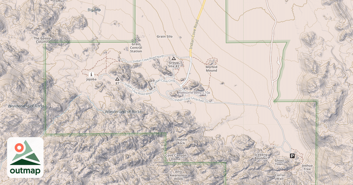 Map of Awesome Betty