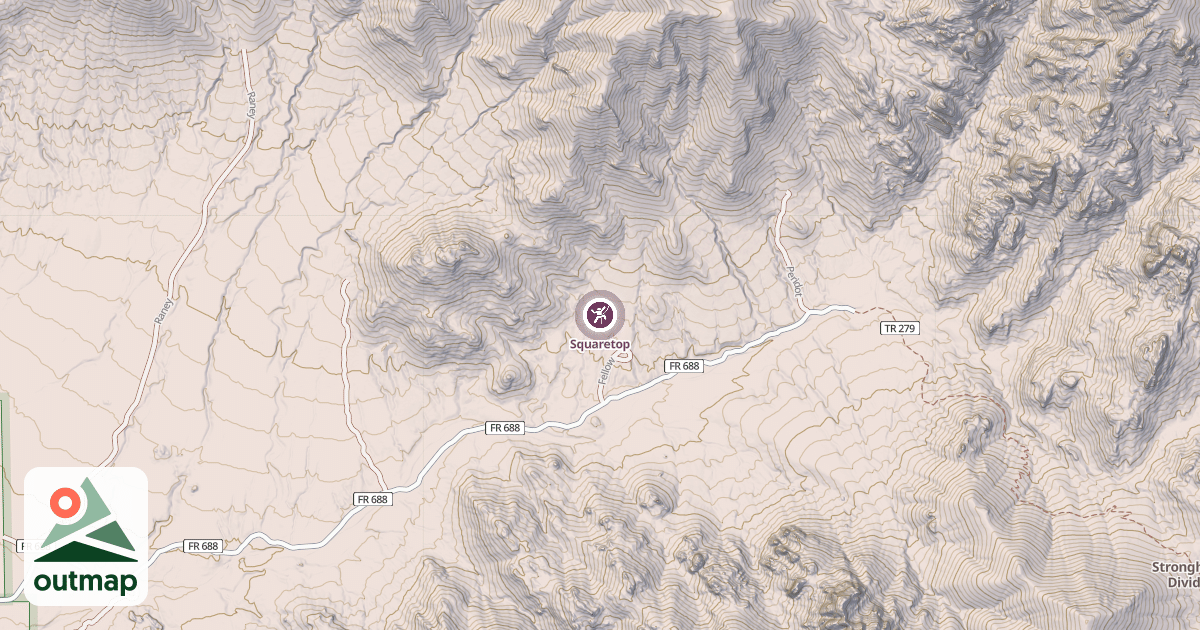 Map of Squaretop